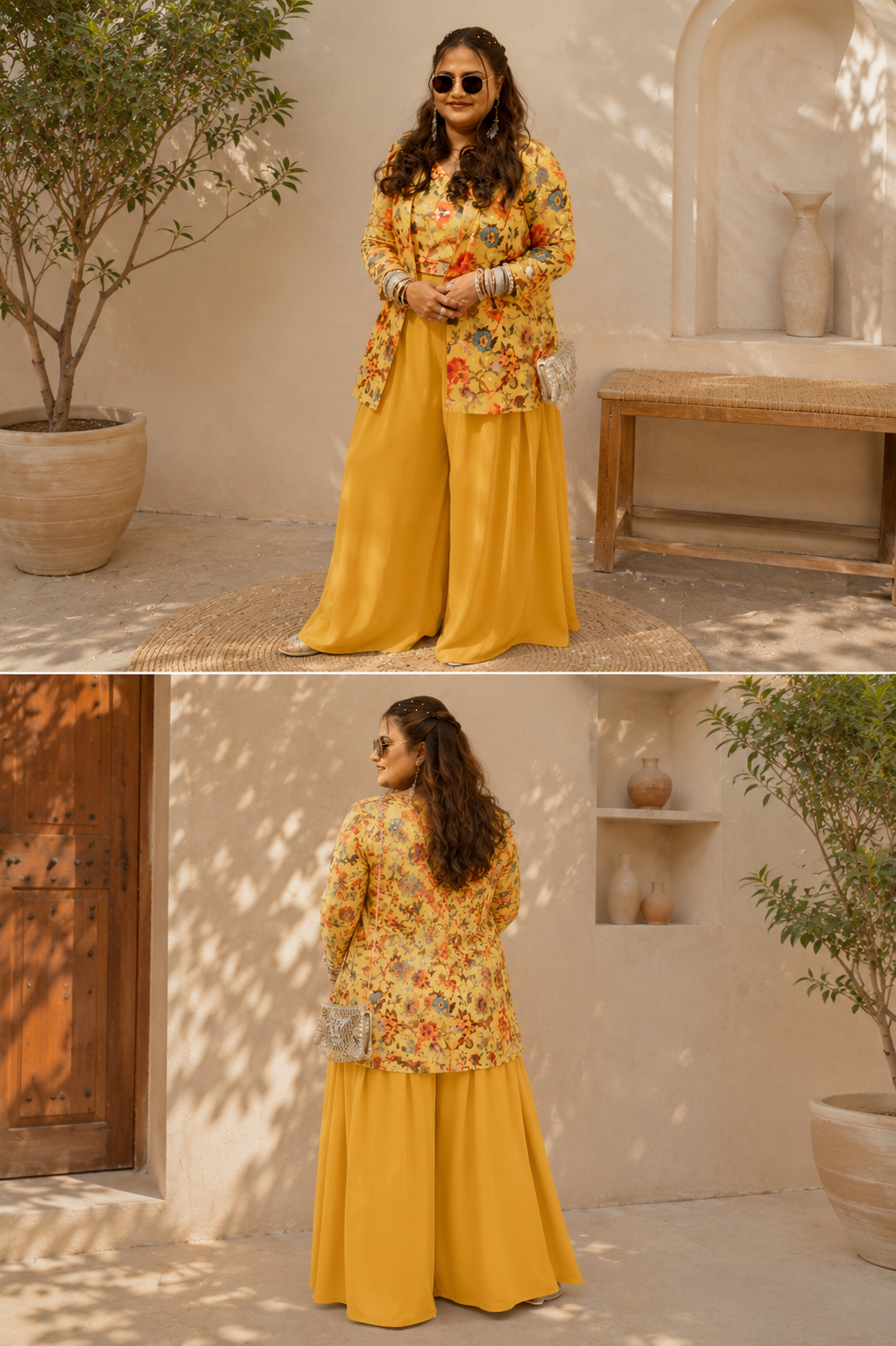 Amber Bloom – 3 piece Floral Co-ord Set