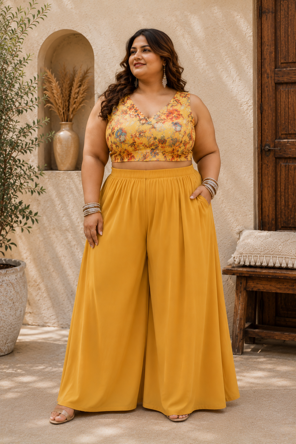 Amber Bloom – 3 piece Floral Co-ord Set