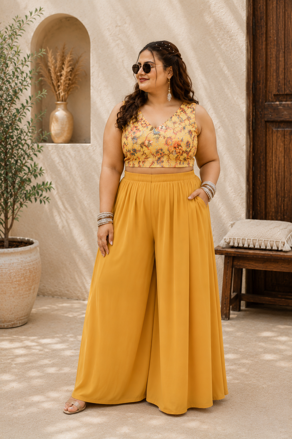 Amber Bloom – 3 piece Floral Co-ord Set