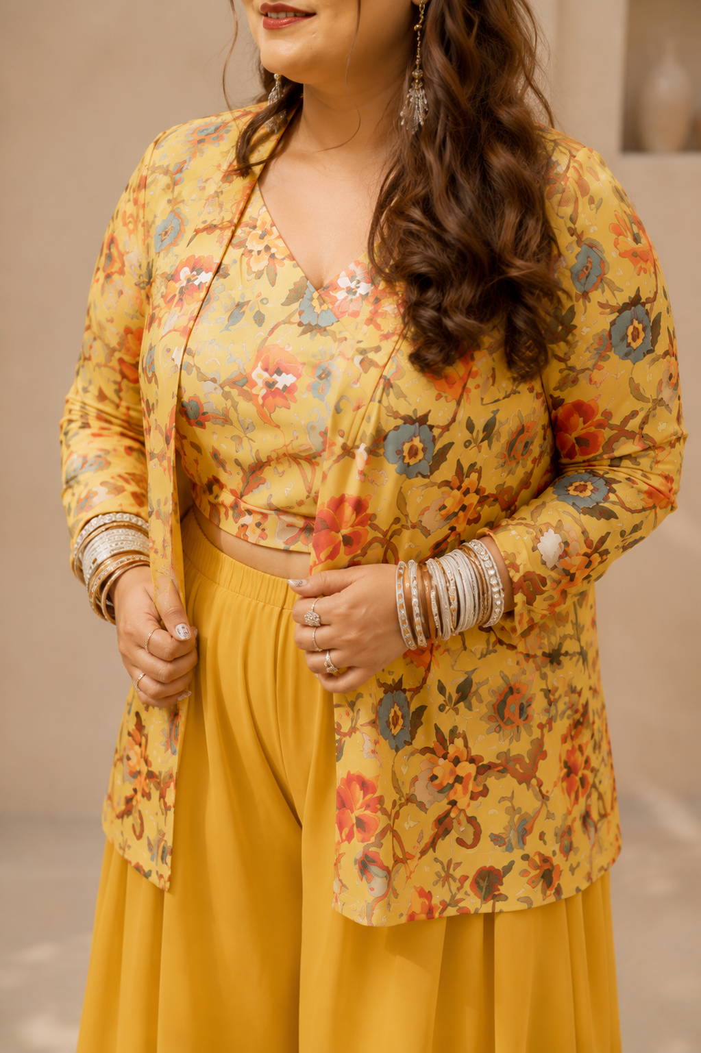 Amber Bloom – 3 piece Floral Co-ord Set