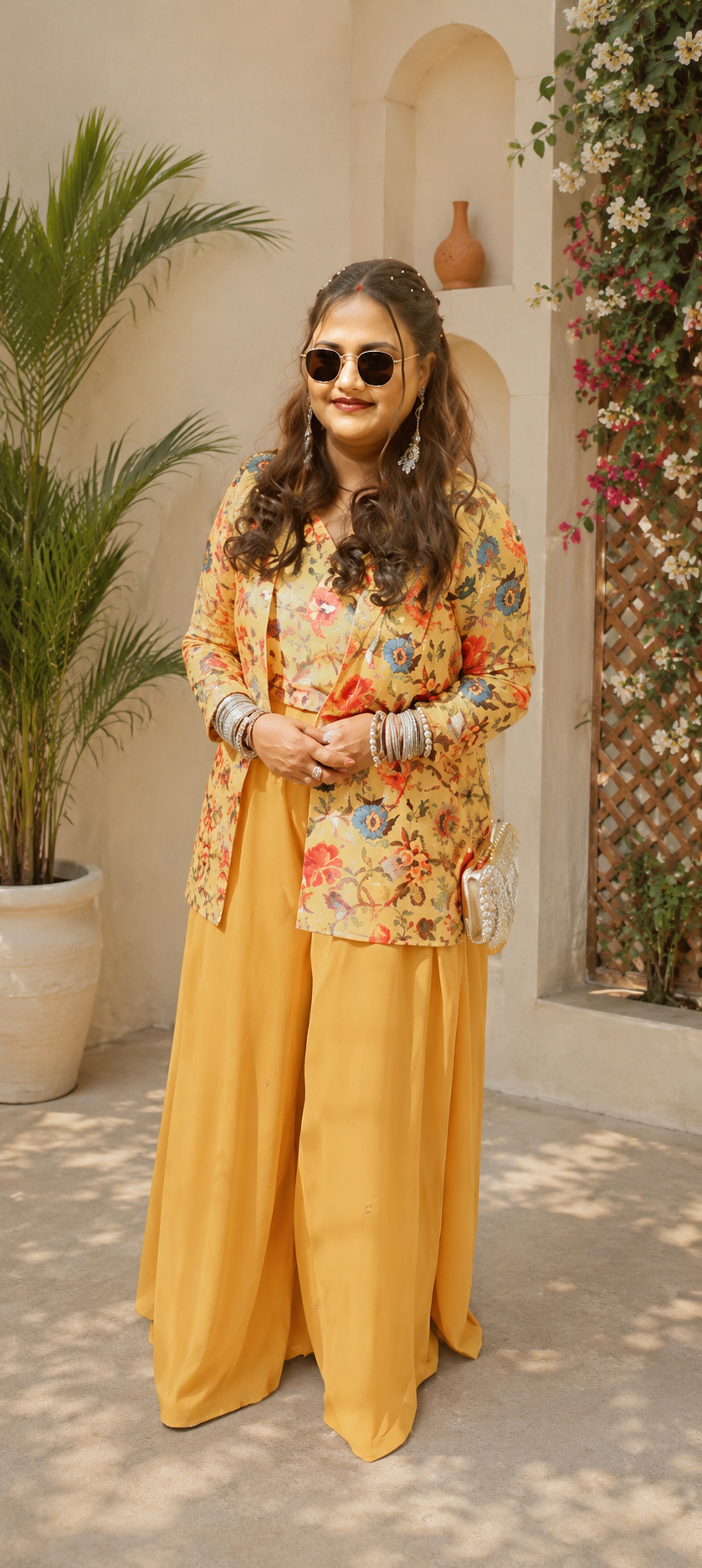 Amber Bloom – 3 piece Floral Co-ord Set