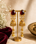 Rangroop Noor Kashmiri Jhumkas